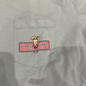 Vineyard Vines Light Gray Long Sleeve Tee